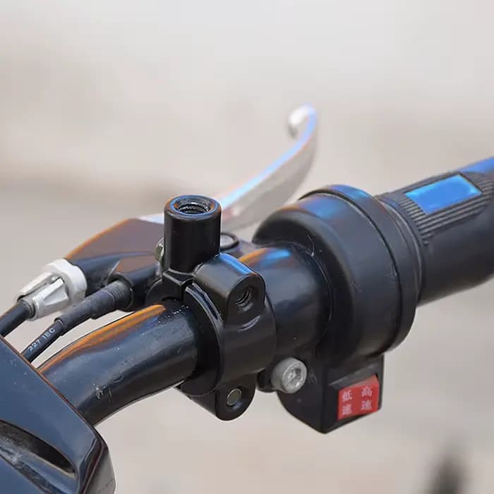 2 pièces 22mm guidon 10mm 8mm filetage universel moto miroir montage pince rétroviseur support adapt