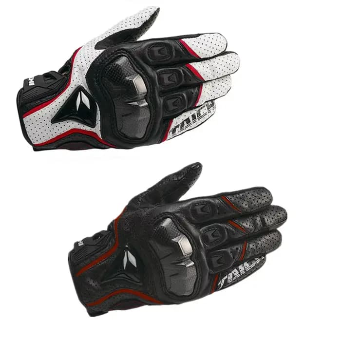 Gants de Moto en cuir respirant pour hommes, 391 390, pour Motocross en plein air, équitation, print