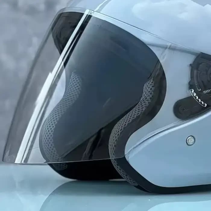 Ram4 demi-casque gris brillant hommes et femmes moto tout-terrain casque d'été descente course monta