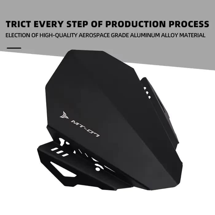 Pare-brise de moto pour YAMAHA MT07 FZ07 MT FZ 07 2018 2019 2020 2013 - 2017, déflecteur de vent ava