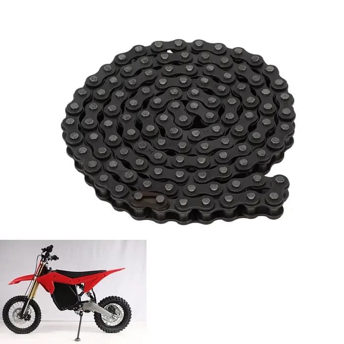 Pour ETM RTR ATV chaîne en acier accessoires de moto chaîne de conduite chaînes à rouleaux pour ETM 