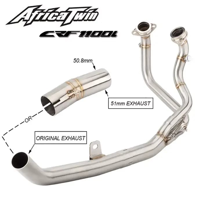 Système d'échappement pour moto HONDA CRF1100 CRF1100L AFRICA TWIN crf 1100l échappement 2020-2025 c