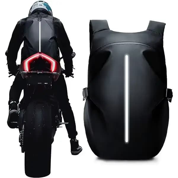 Sac à dos pour motard, imperméable, sac de voyage, grande capacité, sac à dos de moto pour homme, sa