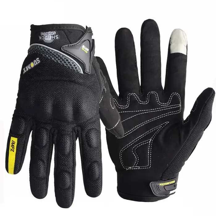 VEMAR-Gants de moto à écran tactile, mitaines de motocross colorées et brillantes, protection en TPU