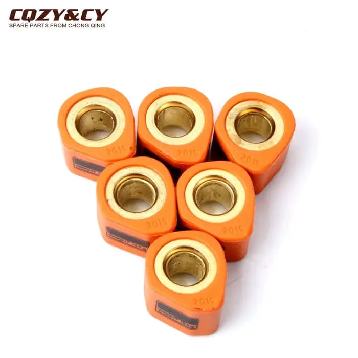 Poids de rouleau de variateur de course, 6 pièces, 20x15mm, 8g, 10g, 13g, 15g, 19g, pour Suzuki Burg