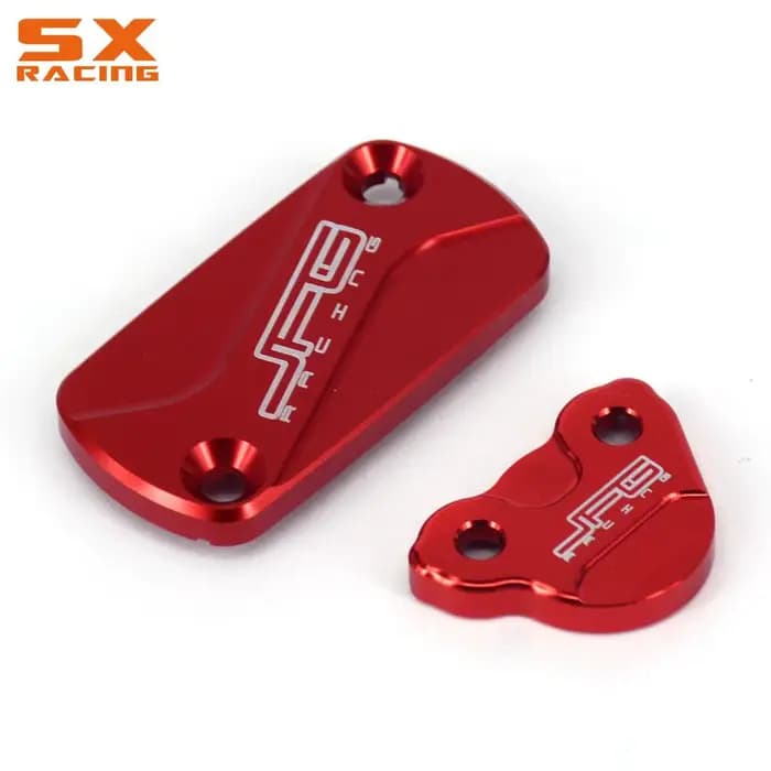 Couvercle de bouchon de réservoir de liquide de frein avant et arrière CNC, pour moto HONDA CR 125R 