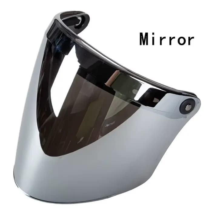 Casque à 3 boutons-pression pour lentille de pointe, pare-soleil, résistant à l'usure pour moto 3/4,