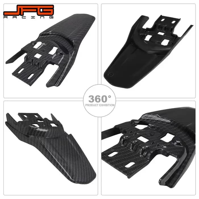 Garde-boue arrière en fibre de carbone pour moto, garde-boue pour vélo de cross-country électrique t
