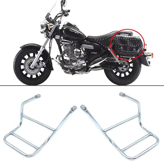 Sac latéral de moto pour Keeway Smile Light, sac de dégager, accessoires d'origine, 125, 150, 200