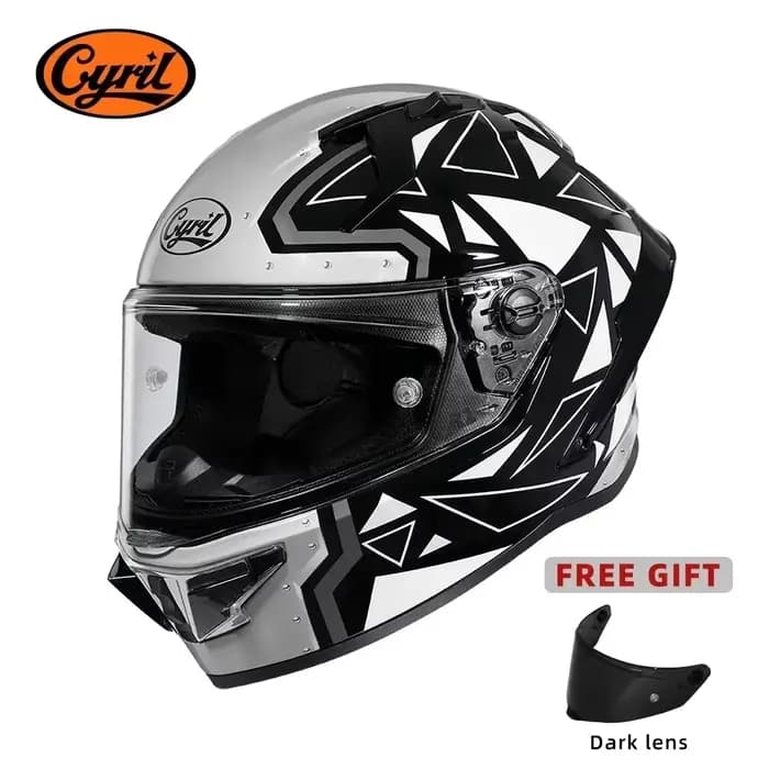 Casque de Moto intégral casque approuvé DOT pour hommes femmes Original CYRIL Cascos Para Moto