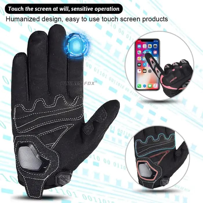 Suomy gants de Moto été maille respirant gants de Moto hommes femmes écran tactile gants de Motocros