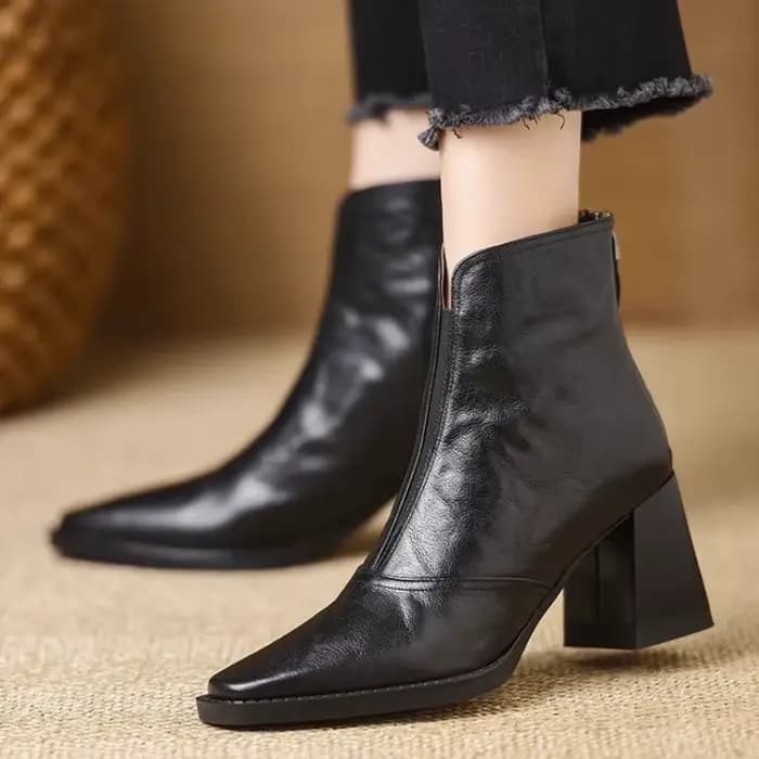 Bottes courtes pour femmes, automne-hiver, amincissantes, grandes tailles, printemps, bottes simples