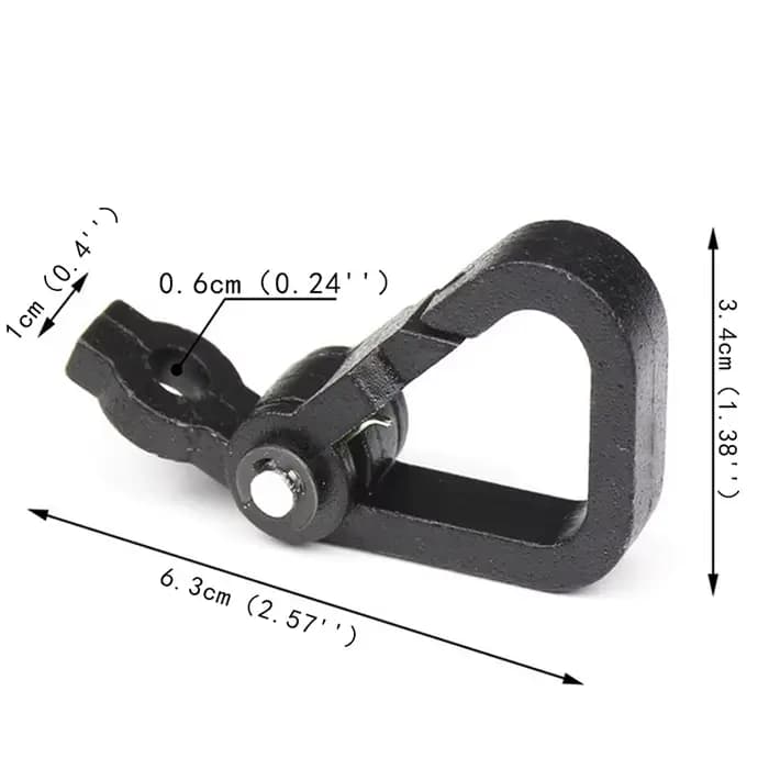 1 pièces crochet de moto casque de vélo crochet de verrouillage à ressort cintre universel adapté po