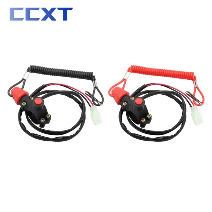 Joli à bouton-poussoir universel pour moto, lanière TWindsor pour bateau, arrêt d'urgence du moteur,