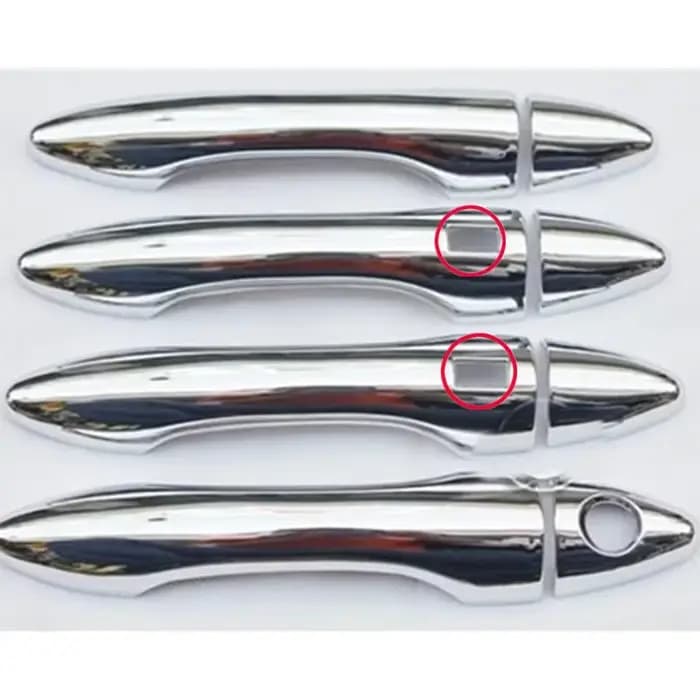 Couvercle de poignée de porte de style de voiture, accessoires extérieurs pour Hyundai Fête 35, 2010