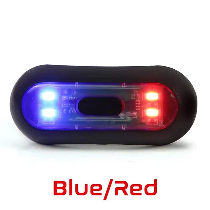 Voyant d'avertissement de moto pour casque, lumière intelligente LED, Signal de sécurité pour cyclis