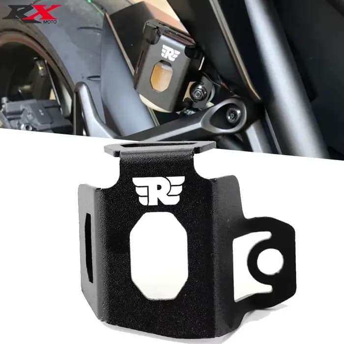 Pour Royal Enfield Bullet/Meteor/Classic 350 500 moto frein arrière réservoir de liquide garde couve