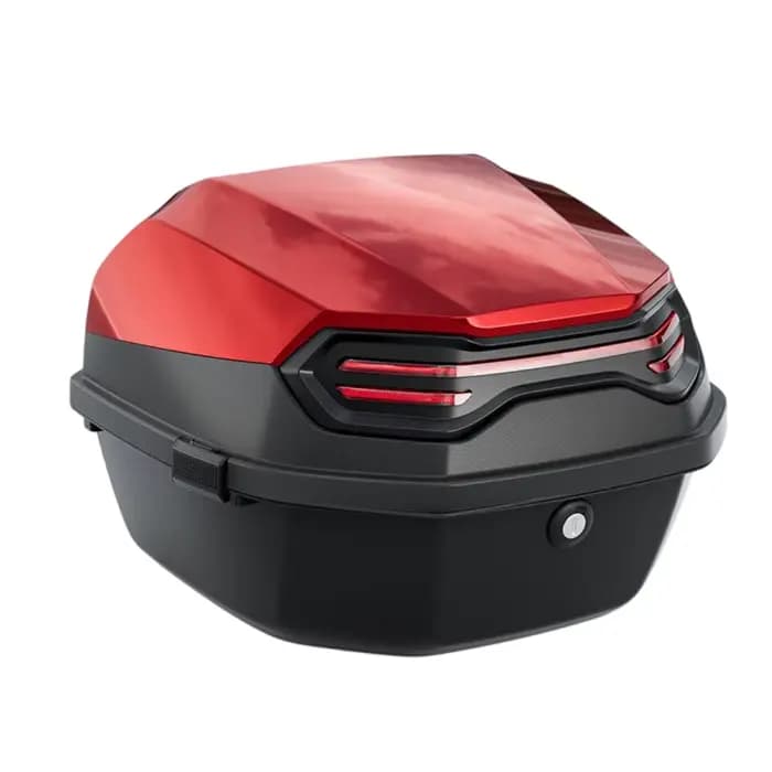 Boîte supérieure de moto 35l, matériau ABS résistant à l'usure avec serrure, accessoires de moto, ca
