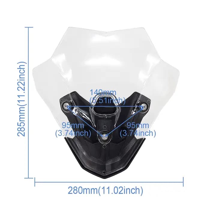 F 900 R accessoires de moto écran pare-brise carénage pare-brise déflecteurs de vent pour BMW F900R 