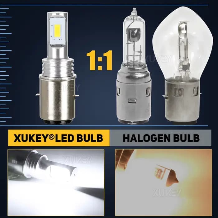BA20D LED ampoule de phare de moto DC 12V S2 H6 LED ampoule phare pour chinois Taotao Scooter adulte