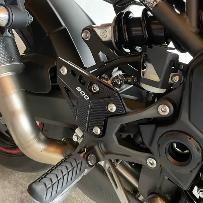 Repose-pieds arrière pour moto Kawasaki, ensemble de plaques de talon, garde pour Kawasaki Z900 Z, 9