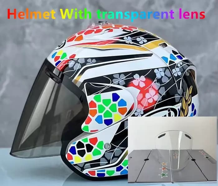RAM3-Demi-Casque de Moto à Visage Ouvert, pour Motocross, Course de Descente, en Montagne