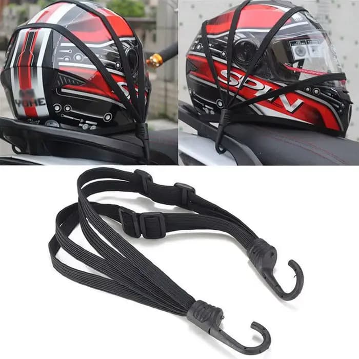Sangle universelle pour bagages de Moto, 60cm, engrenages pour casque de Moto, corde à boucle élasti