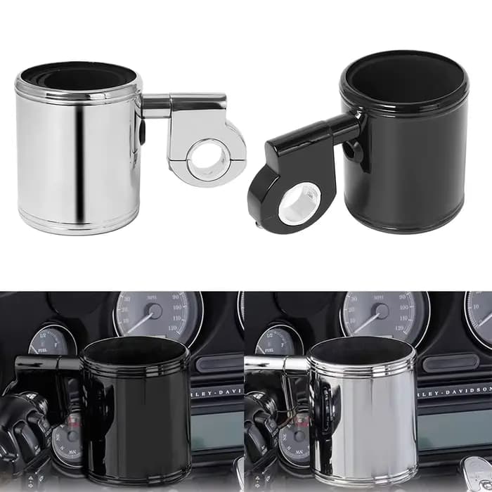 Porte-gobelet réglable pour moto ABS, guidon, bouteille de boisson 22mm-32mm pour Harley Touring Roa