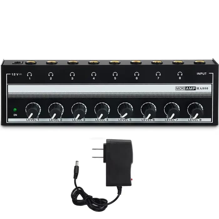 Amplificateur de casque 8 canaux amplificateur Audio stéréo AMP Mini amplificateur Portable Ultra-Co