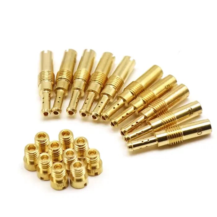 ZSDTRP 10 pièces carburateur de moto M5 Jets principaux Jets de pilote lent pour Keihin PWK BD CRS F