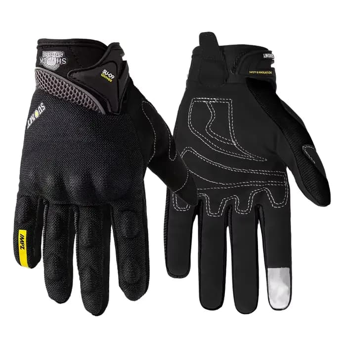 Suomy SU-09 Gants de moto d'été en maille respirante, gants de moto unisexes, gants de motocross à é
