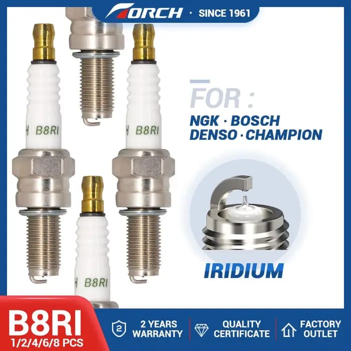 Pièces d'étincelle de moto de vente chaude Iridium ci-après les torche B8RI pour CR8E CR8EIX CR8EB C