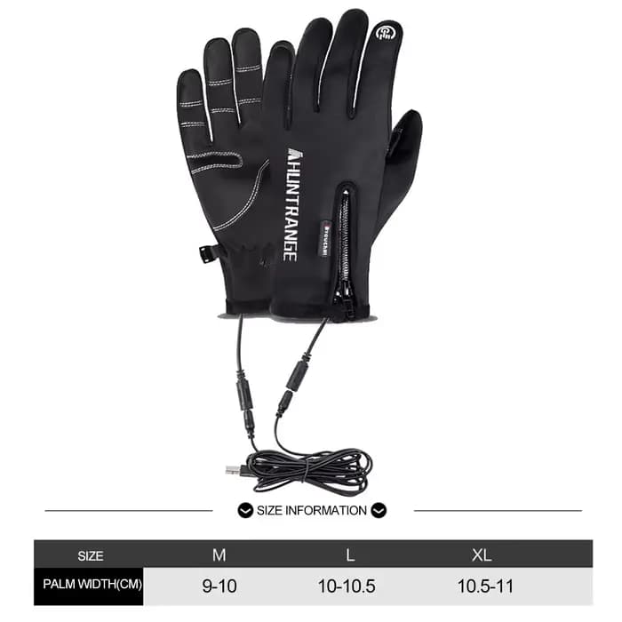 Gants chauffants USB, rechargeables, électriques, thermiques, chauds d'hiver, pour snowboard, alpini
