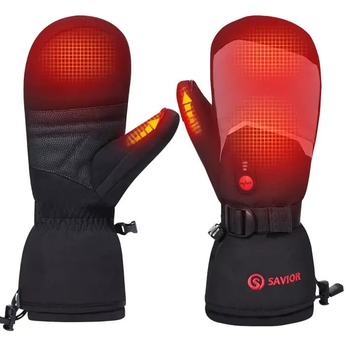 Gants chauffants pour l'hiver 7.4V, batterie Rechargeable, chauffage électrique, chauffe-mains, gant