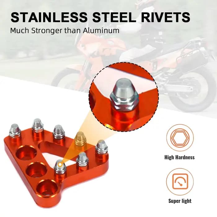Embouts de pédale de frein arrière CNC pour moto, pour KTM EXC EXCF SX SXF XC XCF XCW SMR LC4 125 15