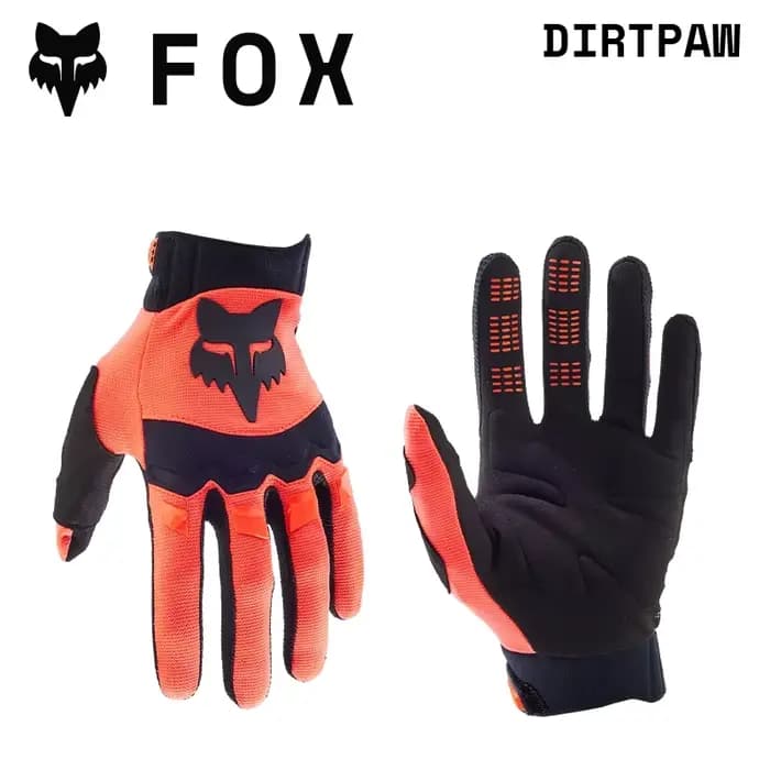 Gants de vélo de saleté FOX DIRTPAW – Poignée exceptionnelle et blindage fiable pour les poignets Mo