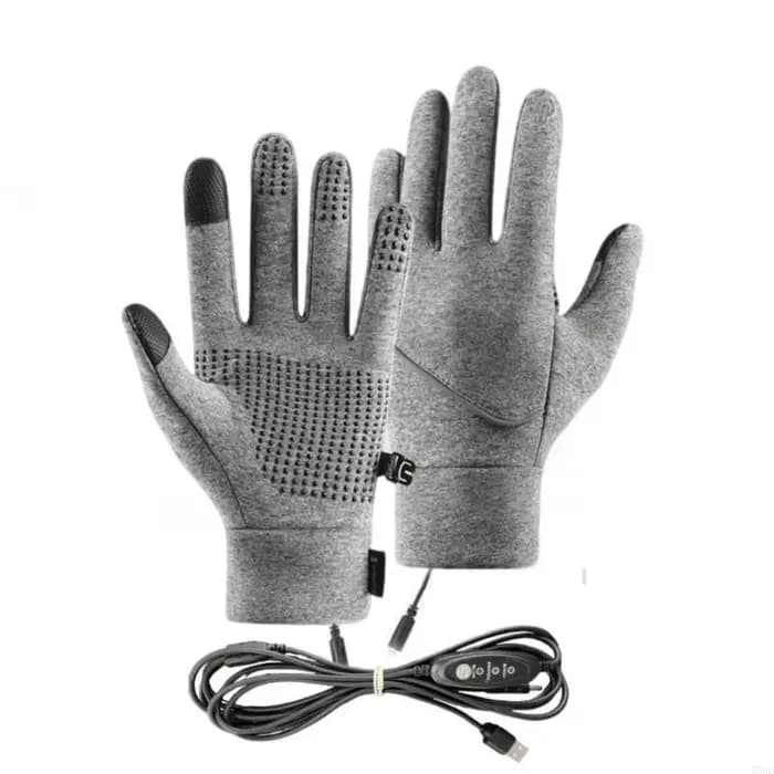 Gants chauffants pour hommes femmes, chauffe-mains à doigts complets d'hiver, gants chauffants élect