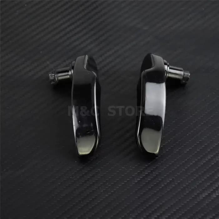 Lève-couvercle de sacoche de moto en aluminium noir, pour Harley Touring Electra Glide Road King Str