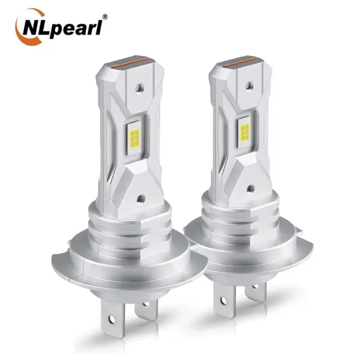 NLpearl 2 pièces H7 phare LED lumière 12V 18000LM 60W Mini LED H7 ampoule lampe à LED sans ventilate