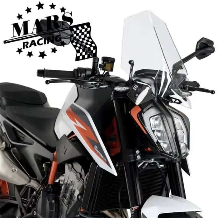 Pare-brise de moto DUKE 890, Kit en aluminium, déflecteur adapté pour DUKE 890, DUKE 890, L, 2021, R