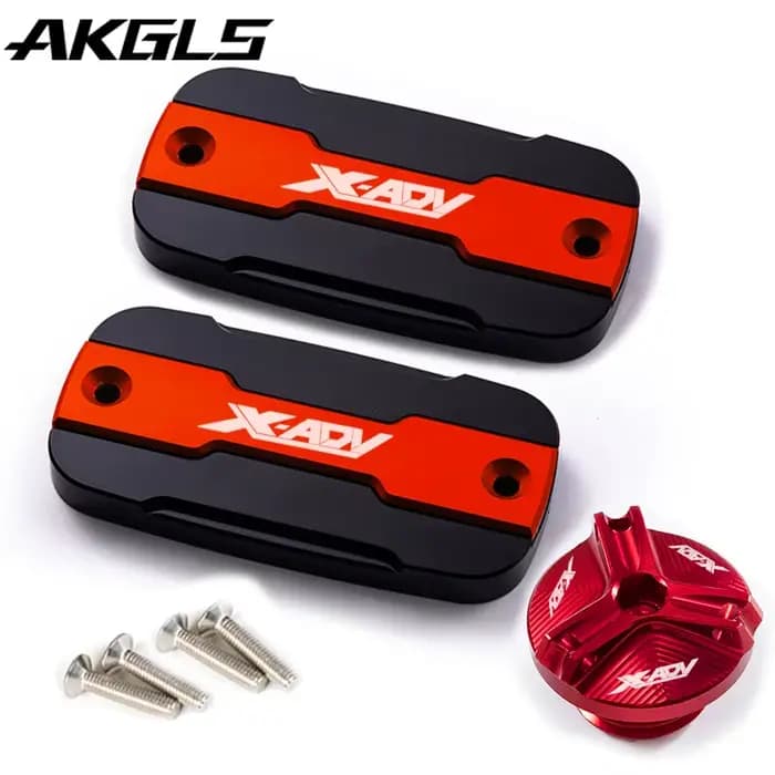 Bouchon de réservoir de liquide de frein avant de moto + bouchon de Port de remplissage, accessoires