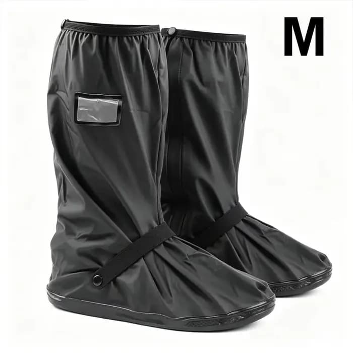 Couvre-bottes de pluie à tige haute, imperméables, antidérapants, réutilisables, unisexes, pour moto