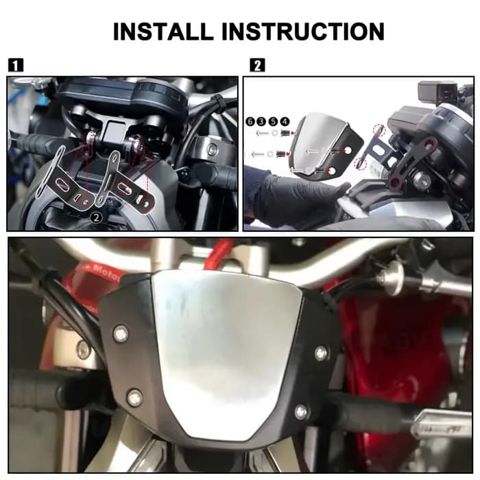 CB650r pare-brise moto pare-brise pour Honda CB650R 2019-2023 CB1000R 2018-2023 avant Sport vent déf