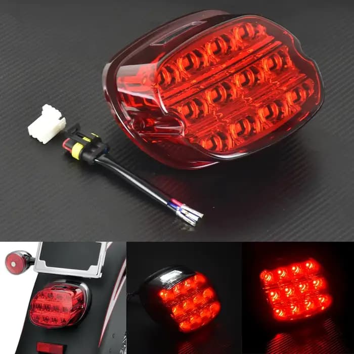 Feu arrière de frein Led pour motos, adapté à Harley Touring Electra Glide Road Glide Softail Sports