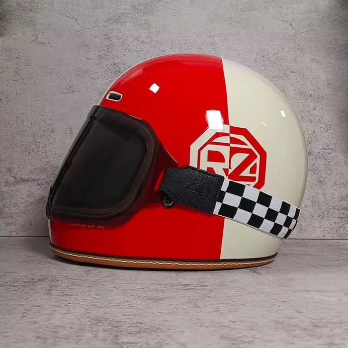 ORZ japonais bouche pointue petit casque personnalisé casque rétro moto couverture complète toute l'