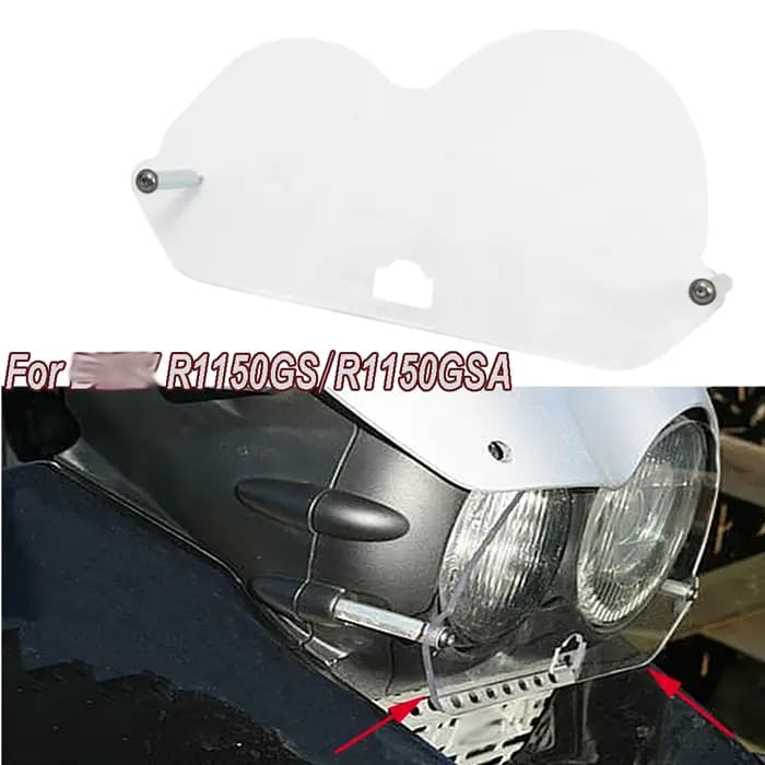 Protecteur de lumière de sauna en acrylique pour moto, couvercle d'objectif de protection, accessoir