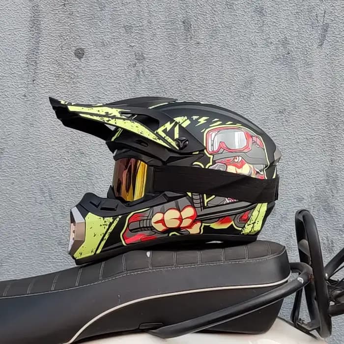 Motocros Kask Cross descente Soporte Casco hors route casque course classique moto Original Enduro c