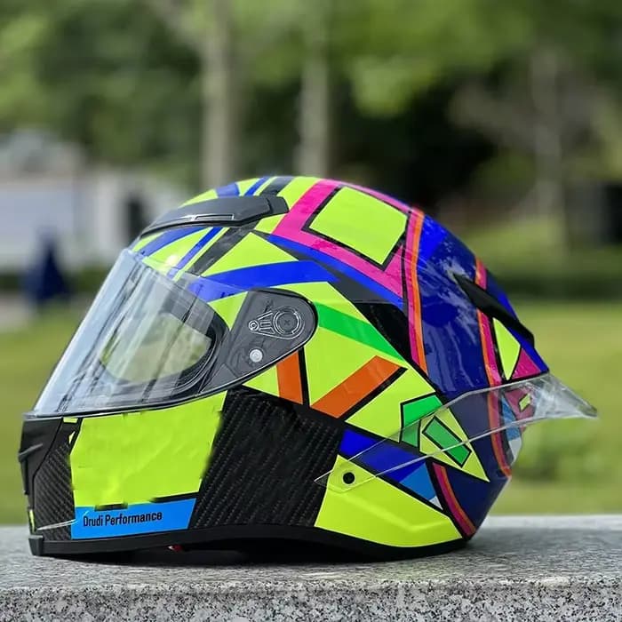 DOT approuvé Original soleil lune Lola Casque hommes et femmes Casque de moto unisexe saison d'hiver