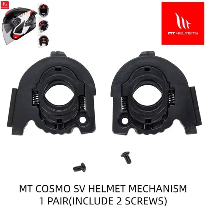 Base du mécanisme de visière pour casque MT COSMO SV, kit à cliquet pour accessoires de casque MT CO
