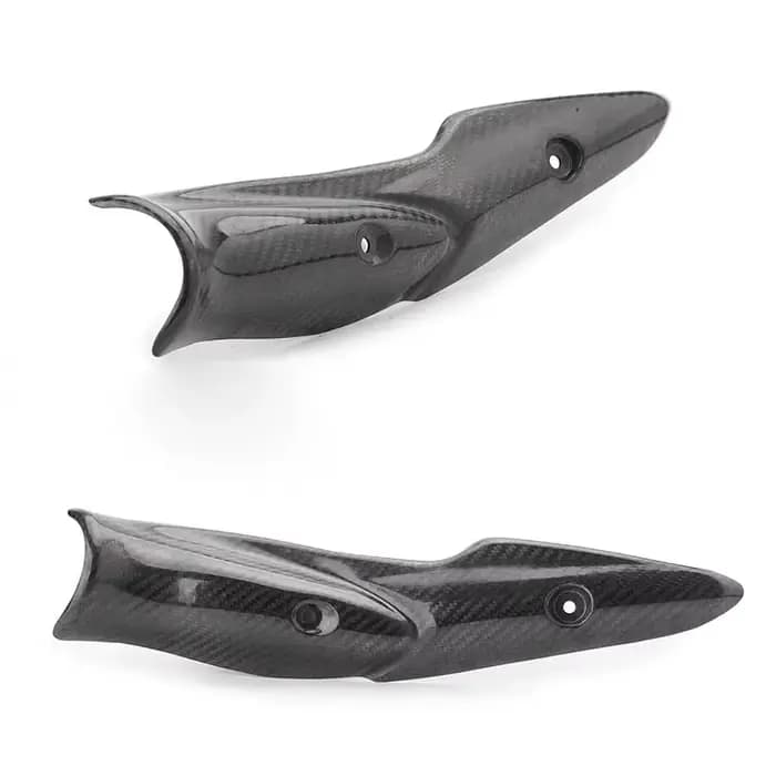 Couvercle de Protection Thermique en Fibre de Carbone pour Moto Kawasaki, Accessoire Anti-Brûlure po